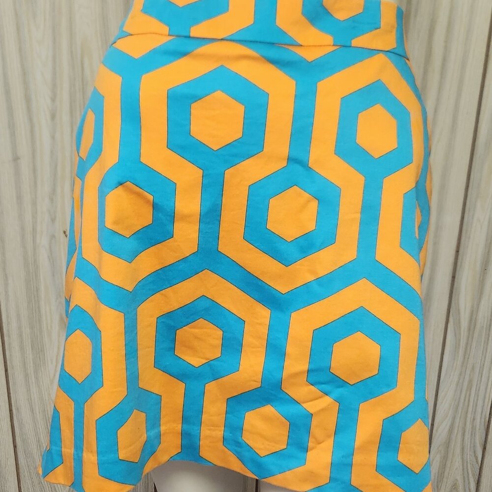 Loudmouth skirt 12 women's skort tennis mod orange